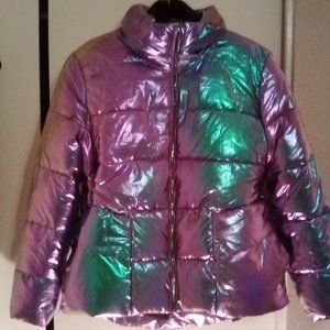 Iridescent Lavender Ski Jacket